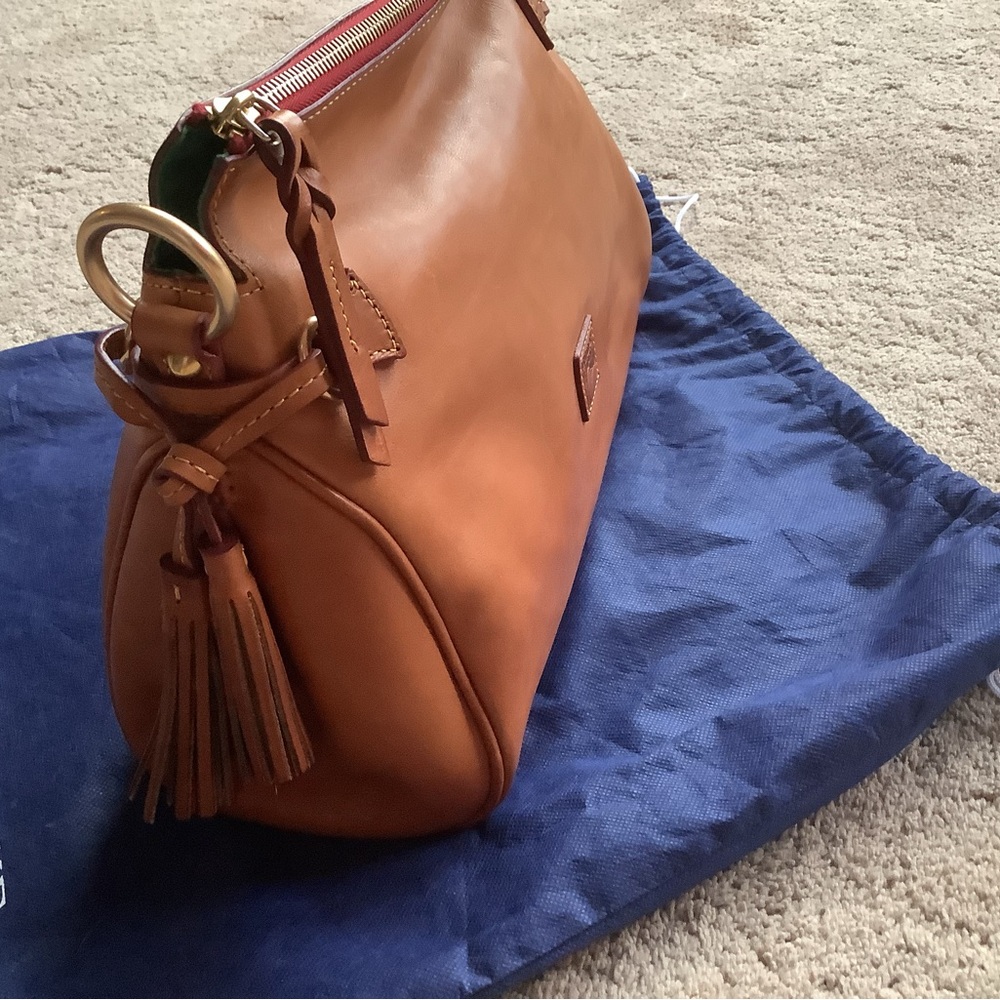 Dooney&Bourke Florentine Leather Medium Zip Crossbody - Picture 8 of 11